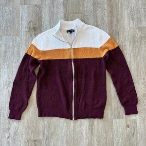 Womens INC International Concepts Zipper Sweater Jacket - M